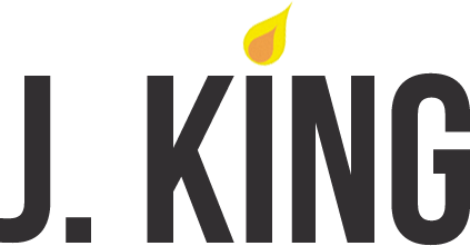 J.King Woodburners logo